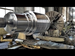 Обработка на большом токарном станке с ЧПУ вала цементной дробилки, вала дробилки щебня, вала шахты, вала рулона, вала специальной формы